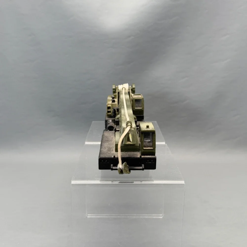 Vintage Military Construction Crane Truck No. 76101 Die-Cast Plastic 12-Wheel VG